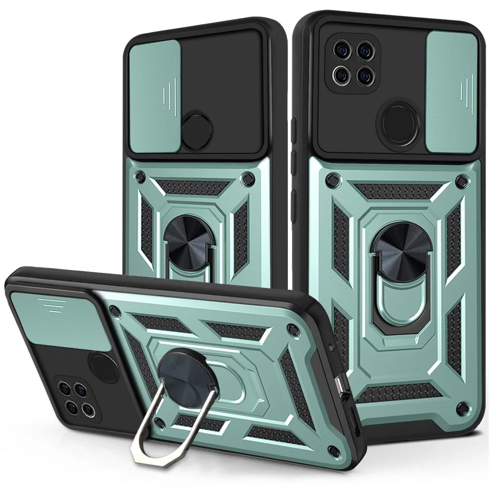 Shockproof Armor Protective Case with Magnetic Ring Holder