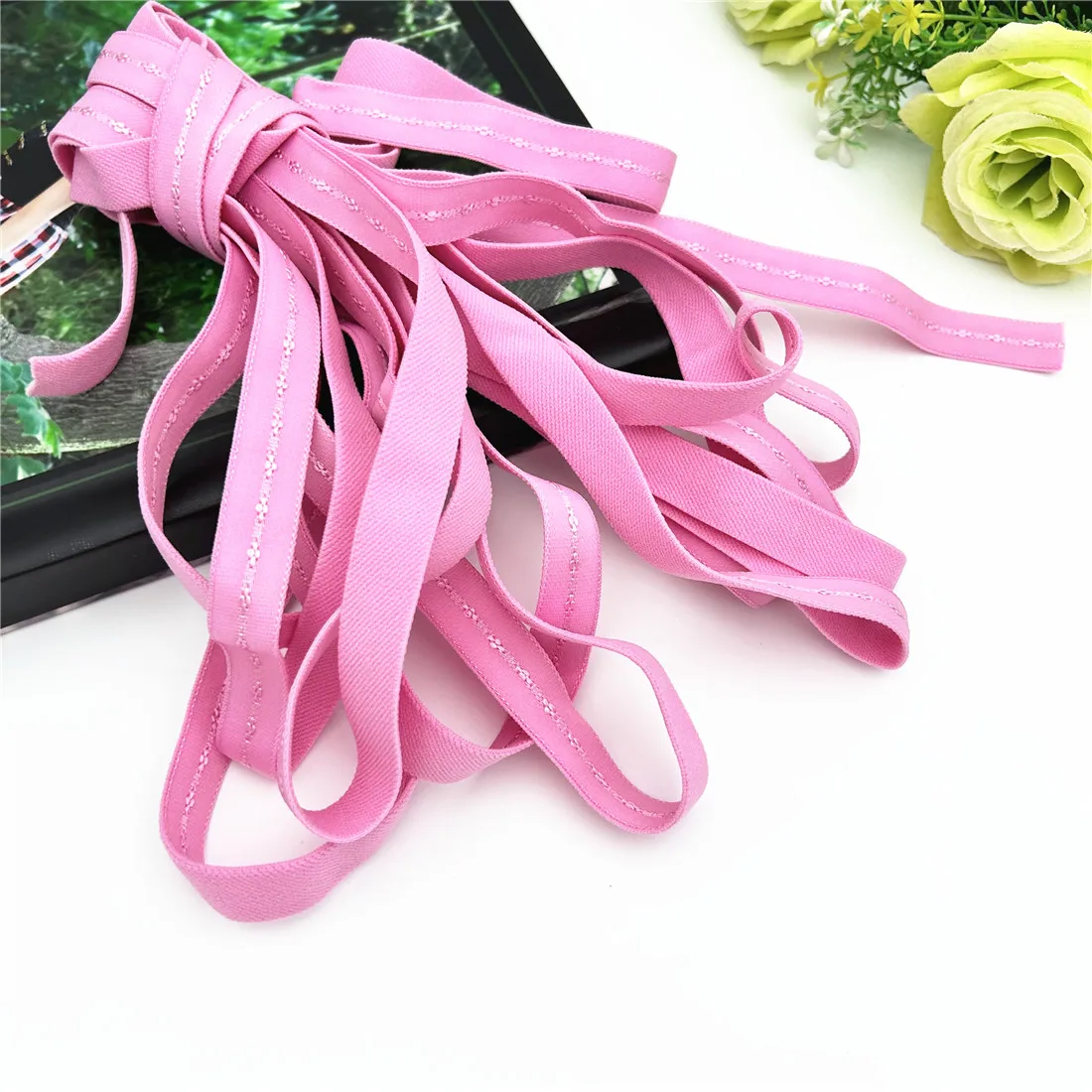 6M/Lot Width 1.50~2.40cm Narrow Quality Elastic Stretch Lace Trim 4