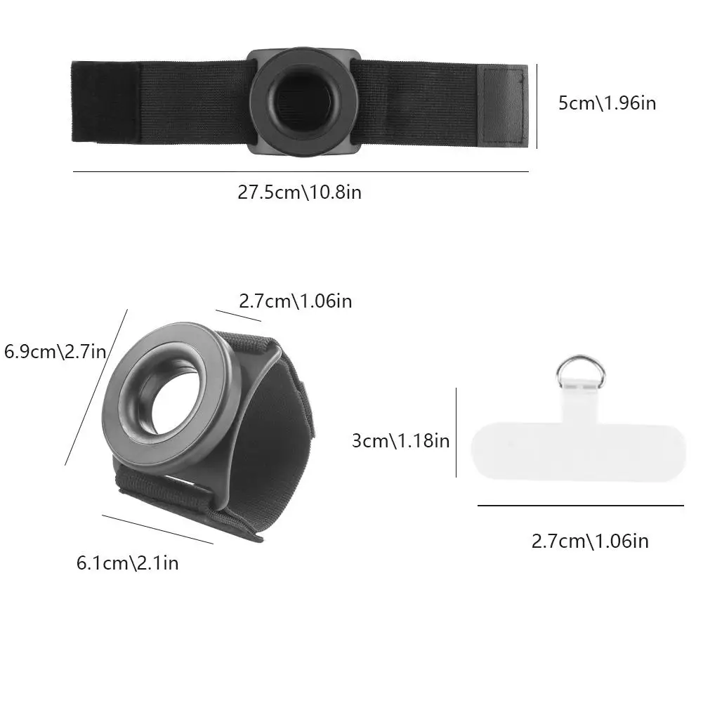Magnetic Wrist Strap Phone Holder with Anti-Loss Rope for Easy Navigation and Sports Use