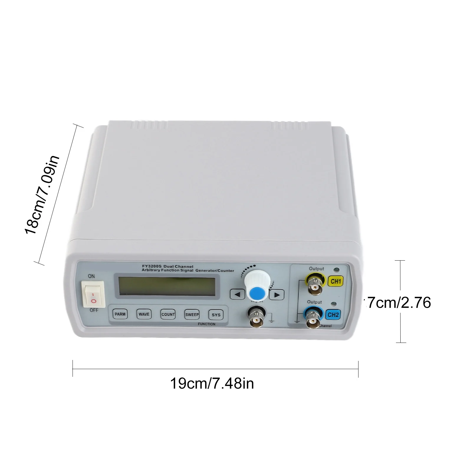 Digital DDS Dual Channel Function Signal Source Generator Arbitrary Waveform Pulse Frequency Meter 12Bits 250MSa/s Sine Wave 6MH
