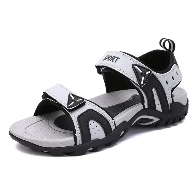 

Fashion Man Beach Sandals 2023 Summer Gladiator Men's Outdoor Shoes Roman Men Casual Shoe Flip Flops Large Size 46 slippers Flat