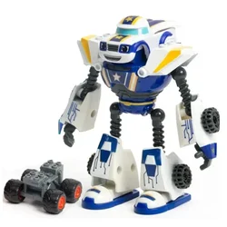 Anime - Inspired Monster Truck Cartoon Action Toy - Collectible Gift for With box (White)