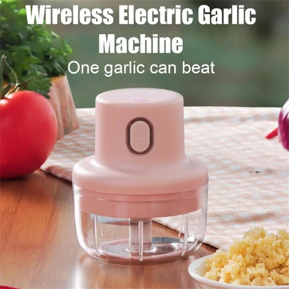 Electric Mini Garlic Chopper Usb Rechargeable Portable Electric Food Chopper  100ml/250ml/300mlwireless Small Food Processor - Fruit & Vegetable Tools -  AliExpress