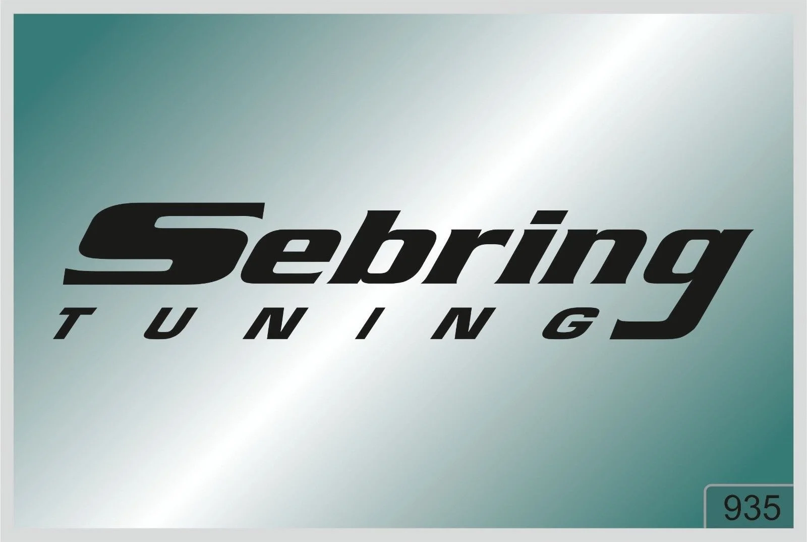 

For SEBRING TUNING -2 pcs. stickers HIGH QUALITY DECALS different colors 935