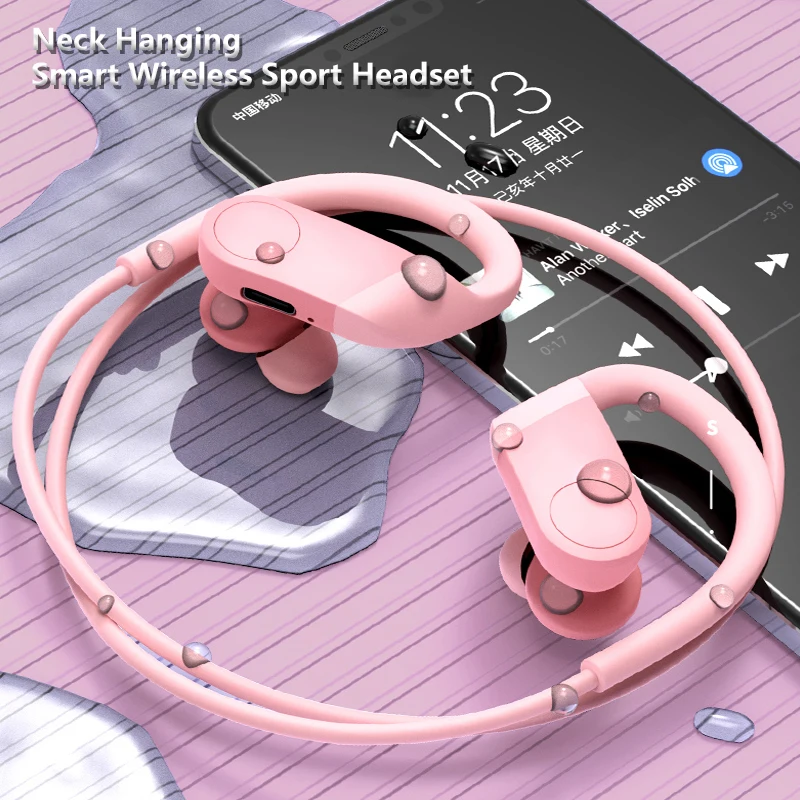 Bluetooth-гарнитура беспроводная Спортивная водостойкая с сабвуфером | Электроника