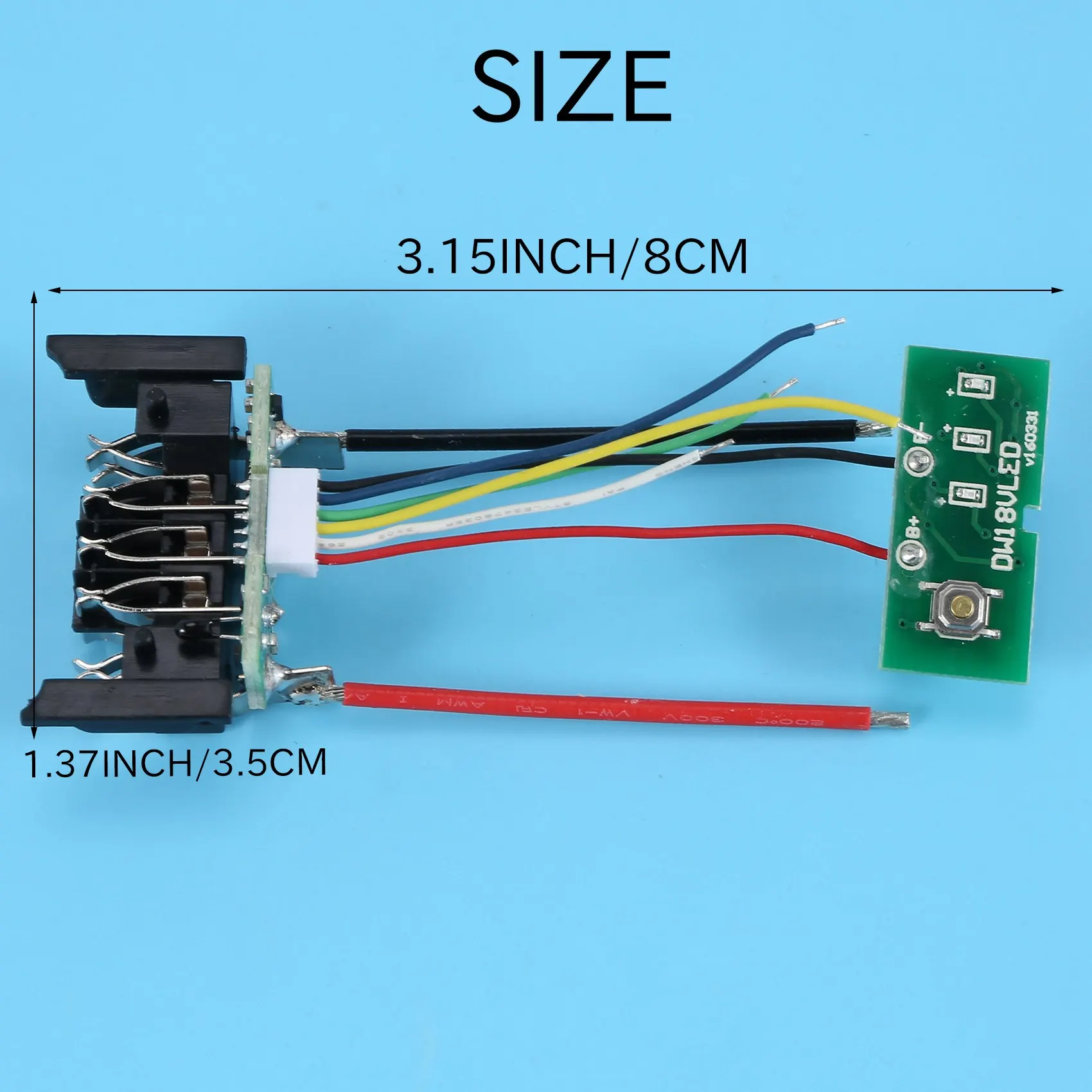 Circuit imprimé de protection de charge de carte PCB de batterie, DCB200, Eddie Ion, Dewalt, 18V, 20V, DCB201, DCB203, DCB204