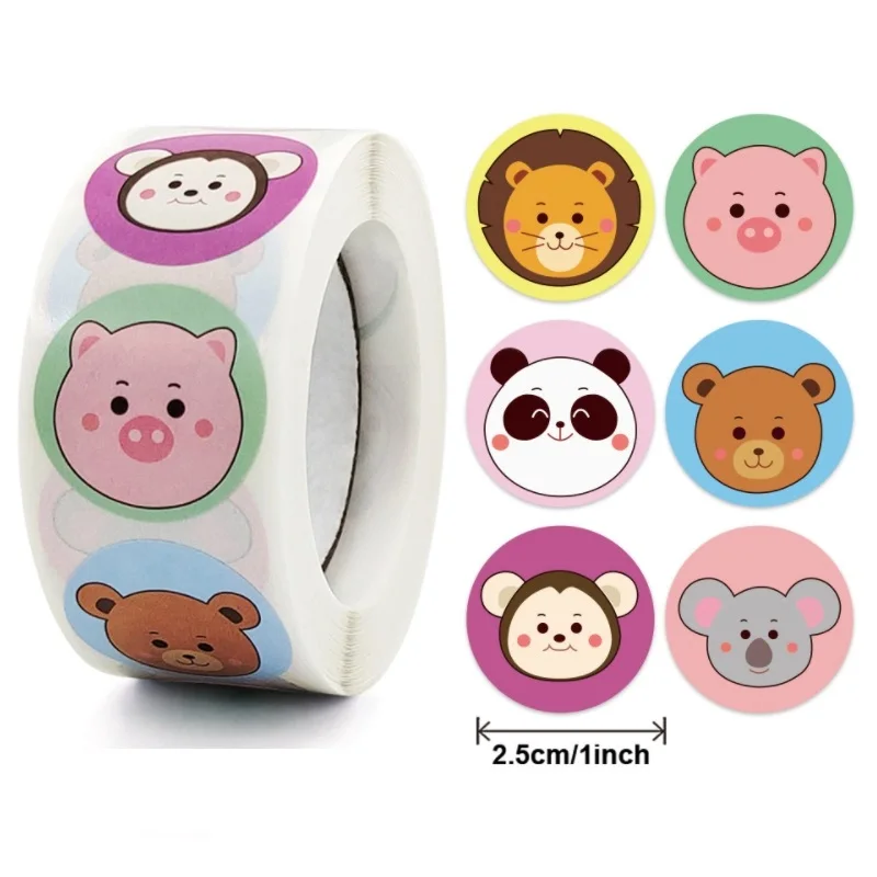 

100-500 шт., декоративные наклейки для упаковки подарков