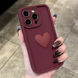 FLYKYLIN Cute 3D Love Heart Matte Soft Back Case for Redmi Note 8Pro (3)