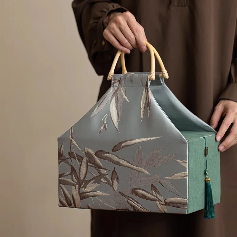 Elegant Wedding Gift Box Premium Empty Gift Box for Chinese New Year, Tea, Cookies,Dragon Boat Festival - Luxury Holiday Packagi