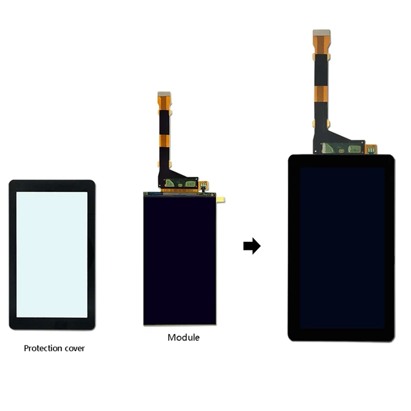 LCD Screen Display 5.5 Inch 2K LCD Screen 1440X2560 HD For Creality LD002R/ELEGOO Mars/Anycubic Fiber Optic 3D Printer