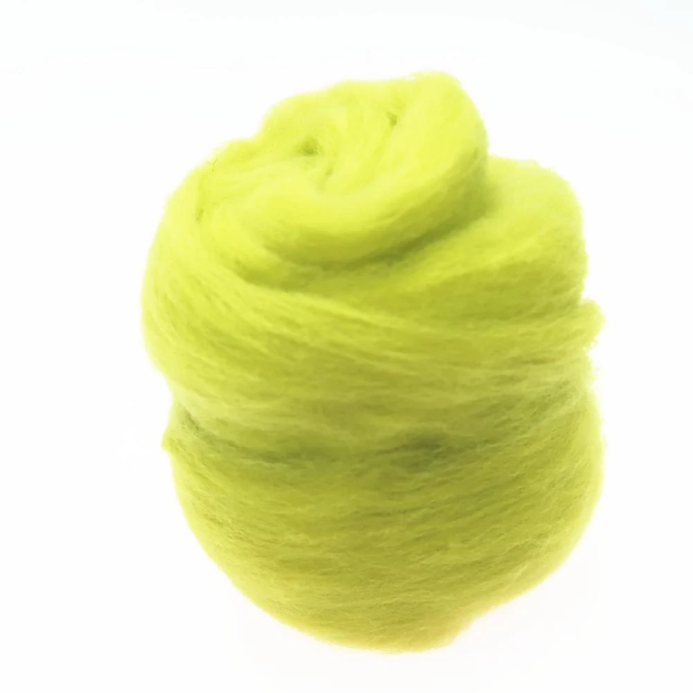 DIY Felting Wool Needle Felting Wool DIY Needle Felt New Carded Wet Colour Pack 20G Blue needle felting wool