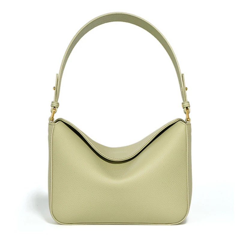 New Cowhide Handbag Underarm Bag for Women One Shoulder Bag High Quality Fashion Genuine Leather Crossbody Bag Portable Tote Bag