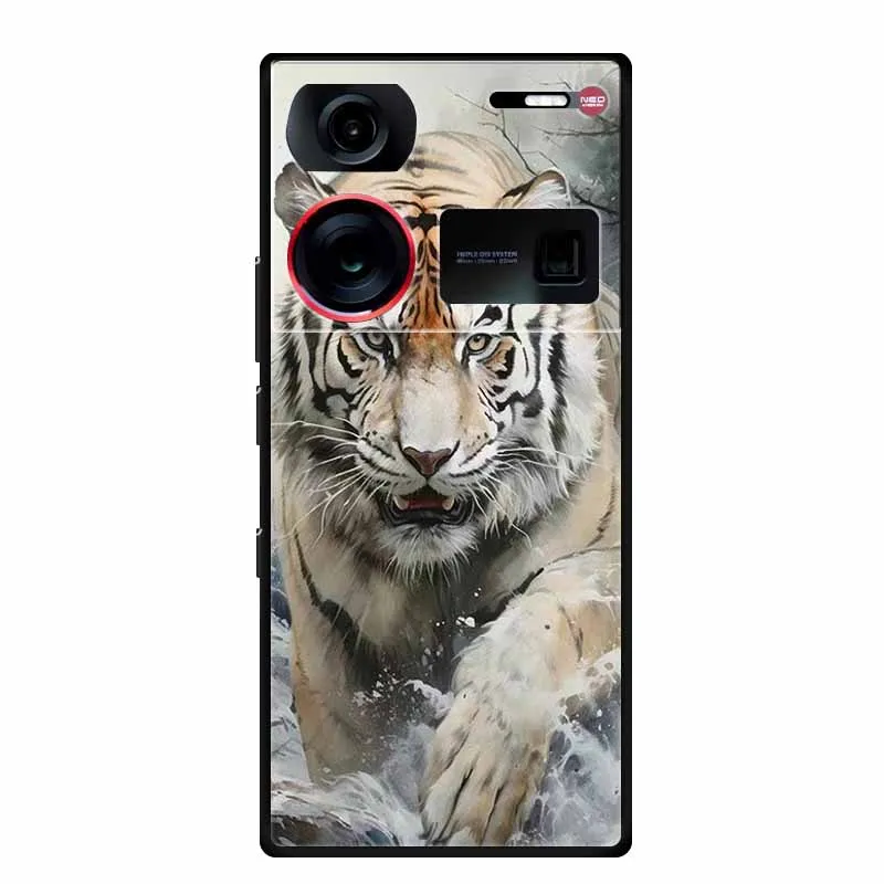 Sleek Black Silicone Soft Back Cover for Smartphones - 6.8 Coque