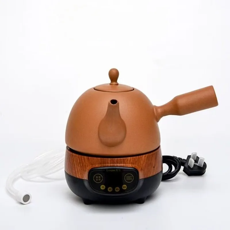 Automatic Add Water Smart Tea Maker Electric Kettle Ceramic Purple Sand 304Stainless Steel Antidry 0.6L 1000w