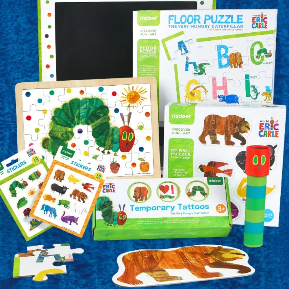 Fancy The Very Hungry Caterpillar Kaleidoscope Puzzle Changeful Educational Optical Toy Imaginative Scalable Children