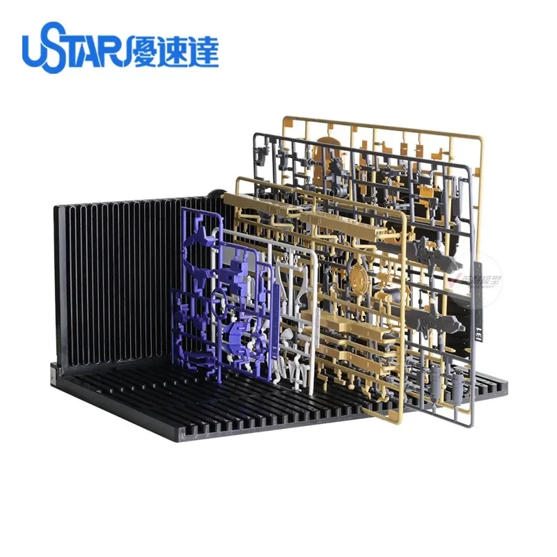 Multifunctional Folderable Storage Shelf for Assembly Model Panels Model Building Tools