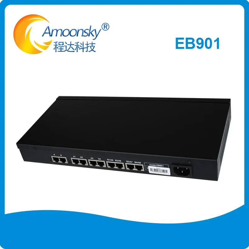 

Linsn EB901 Splitter LED Display Control System Two Input Ports Eight Output Ports for LED Multi Screens