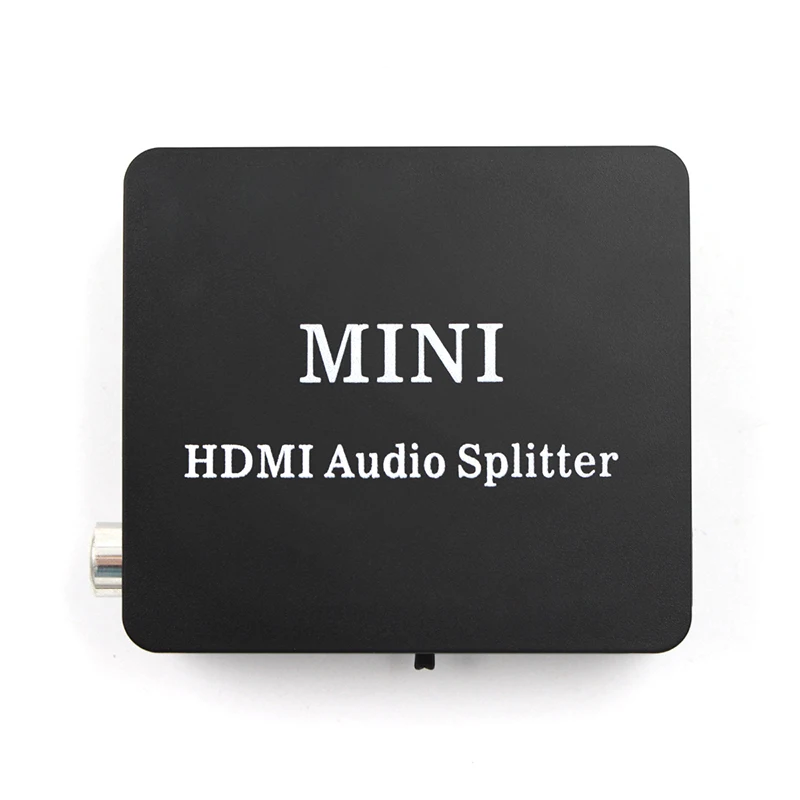 HDMI Audio Extractor Splitter Adapter HDMI to Optical/TOSLINK/SPDIF +R/L Analog Audio Converter Support 2.0/5.1CH