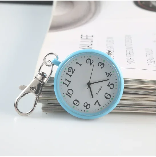 Pocket Watch Keychain Remote Control Clock With Battery Student Doctor Medical Vintage Watch Pocket Watch