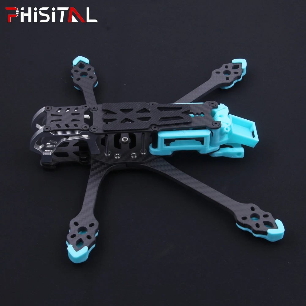S7da53419754c46e78db312089cbb26edV Mark5 MK5 DC DeadCat Structure FPV Frame Kit 5inch Carbon Fiber for O3/air unit/vista RC Quadcopter Racing Drone DIY parts