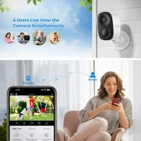 Caméra de surveillance 4K WIFI à batterie, 5MP, pour maison intelligente, CCTV extérieure, détection humanoïde PIR, caméra de sécurité magnétique 7