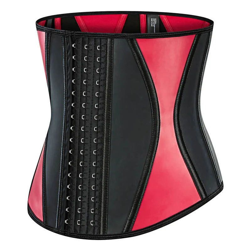 13 Steel Bones Latex Waist Trainer Body Shaper Modeling Strap Cincher Sheath Slimming Shapewear Belly Corsets Women |