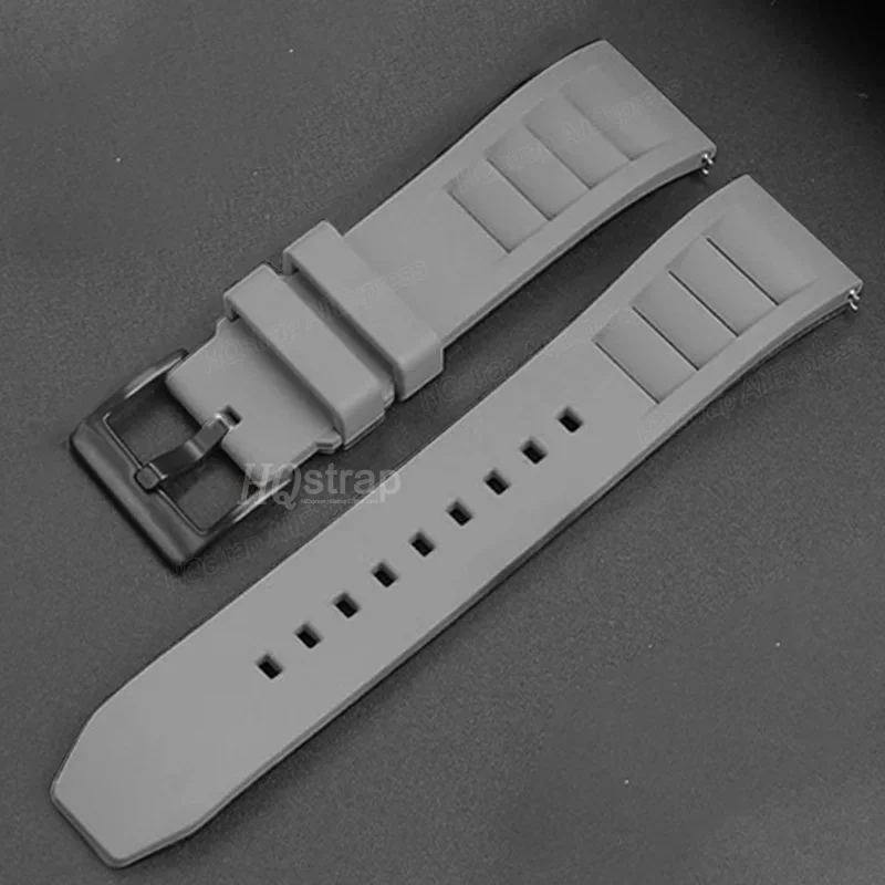Universal Quick Release Rubber Watch Band Strap, 20mm/22mm - Durable and Stylish Watch Accessory