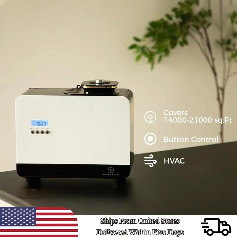 30000 Feet Namste Aroma Diffuser Perfume Home Fragrance 800ML Capacity Essential Oil Air Purifier Metal Body 14W Power HVAC 1