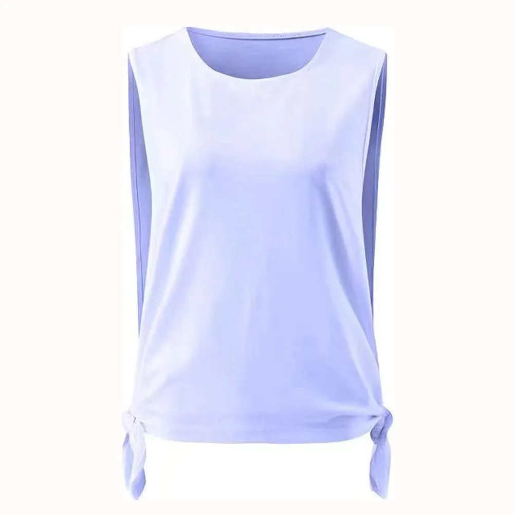 Sports Tank Women Loose Thin See-through Yoga Shirt