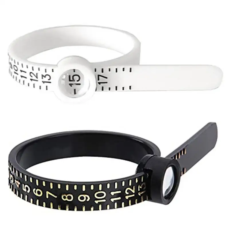 Finger Size Measurement Circle Measuring Tape Size Finger Circumference Measurement Soft Ruler Measuring Ring Jewelry Accessory tape measure