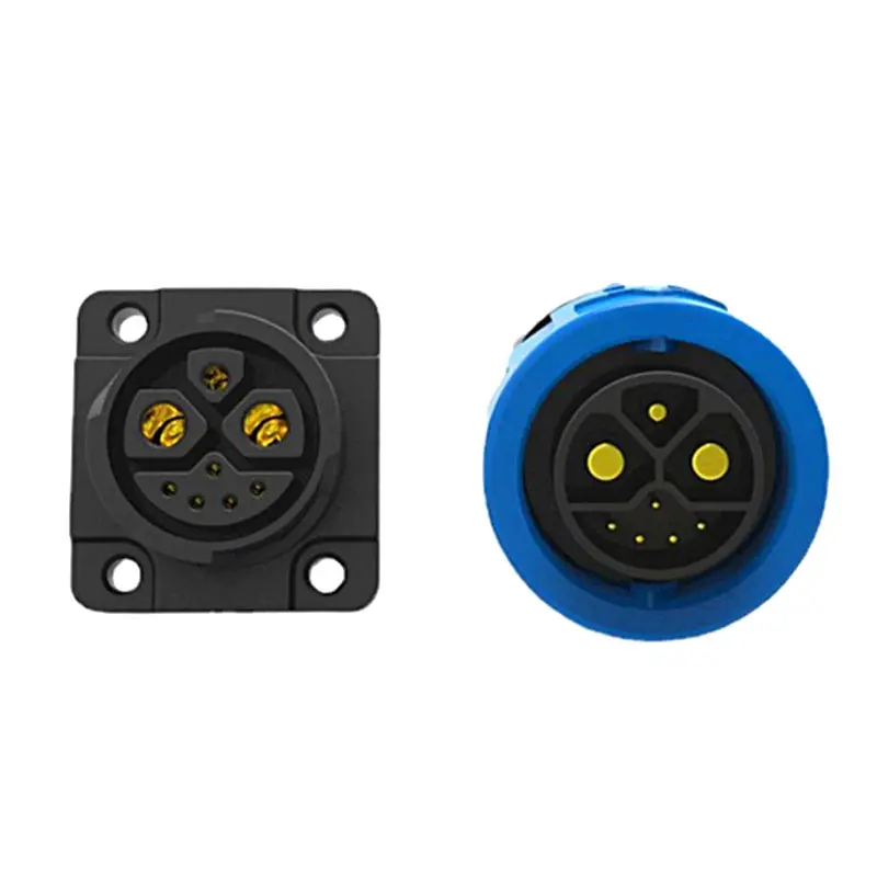 Description Picture 3 of item2+1+5 E-bike Lithium Battery Plug Socket 8pin Power Signal Combination Connector IP67 Electric Motorcycle Batteries Connectors