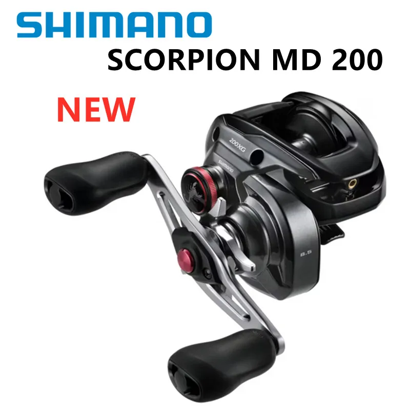 リール SHIMANO Scorpion MD 200HG Original New Shimano Scorpion MD 200XG 201XG 200HG 201HG