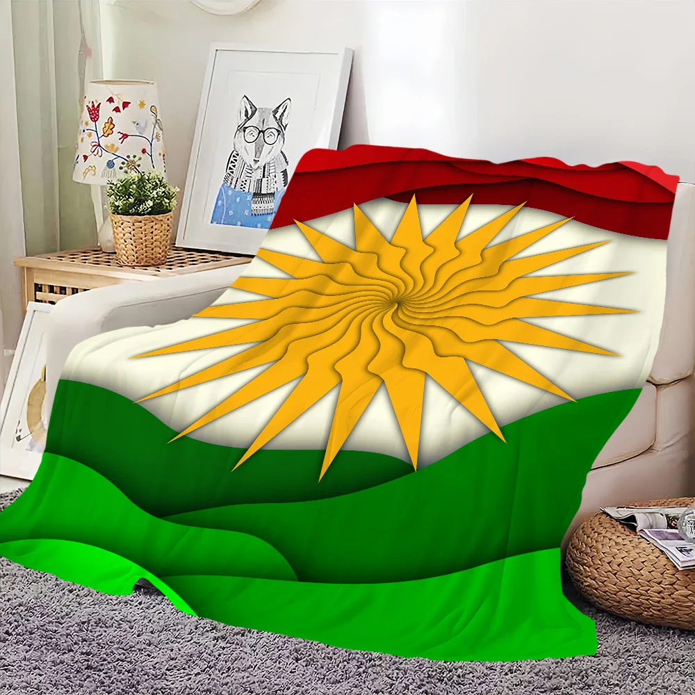 K-KurdistanS Printed Comfortable And Soft Sofa Living Room Bedroom Plush Blanket Suitable For Home Travel And Gifts 4
