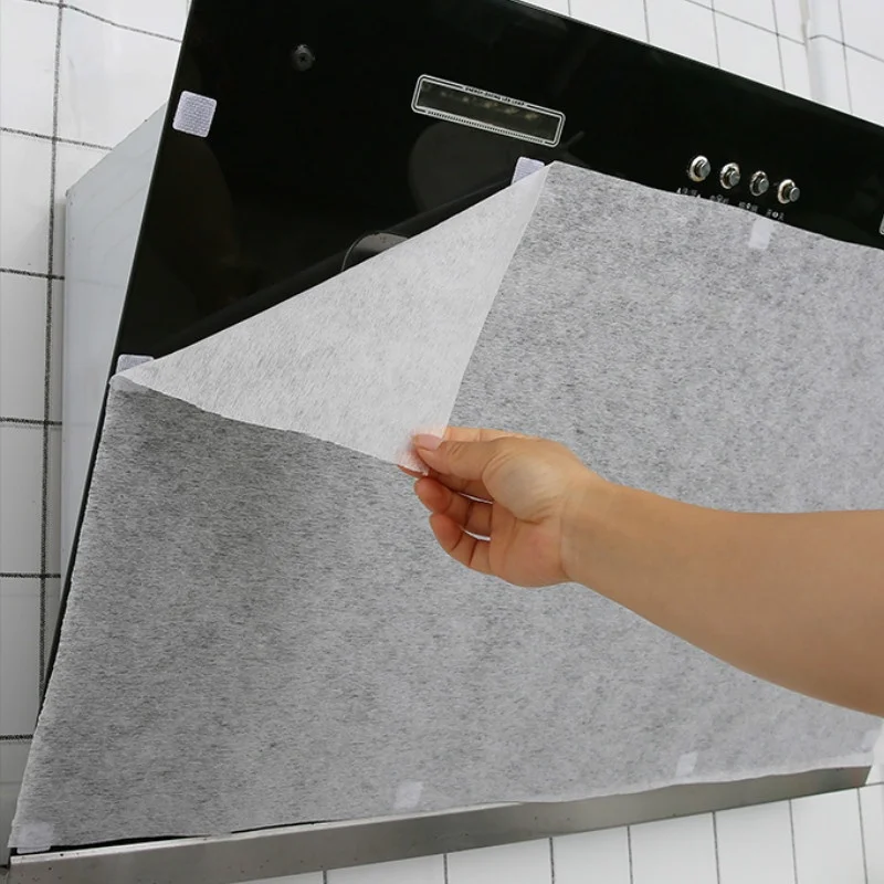 Papel Filtro Antigrasa Para Campana Extractora – 2 Rollos – Fácil Instalación Con Imanes – Alta Absorción De Aceite