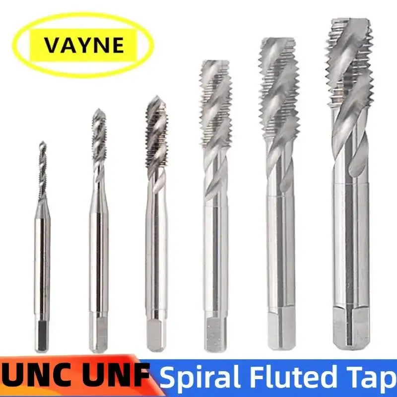 1 шт. HSSE американские спиральные рифленые метчики UNC 1-64 2-56 4-40 6-32 8-32 10-24 12-24 1/4 5/16 3/8 7/16