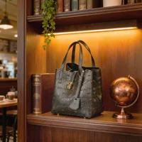 CH Embossed Ladies Crossbody Bag Letter Printing Design Ladies Handbag Large Capacity Tote Bag Elegant Temperament Ladies Should - Image 2