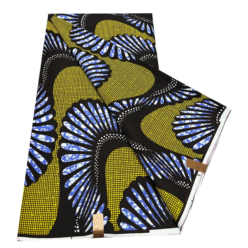 African Hollandais Wax Real Dutch Wax Fabric Star For Womem Cloth