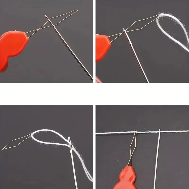 Plastic Needle Thread - Effortless Hand Sewing Tool for Quilting and Knitting