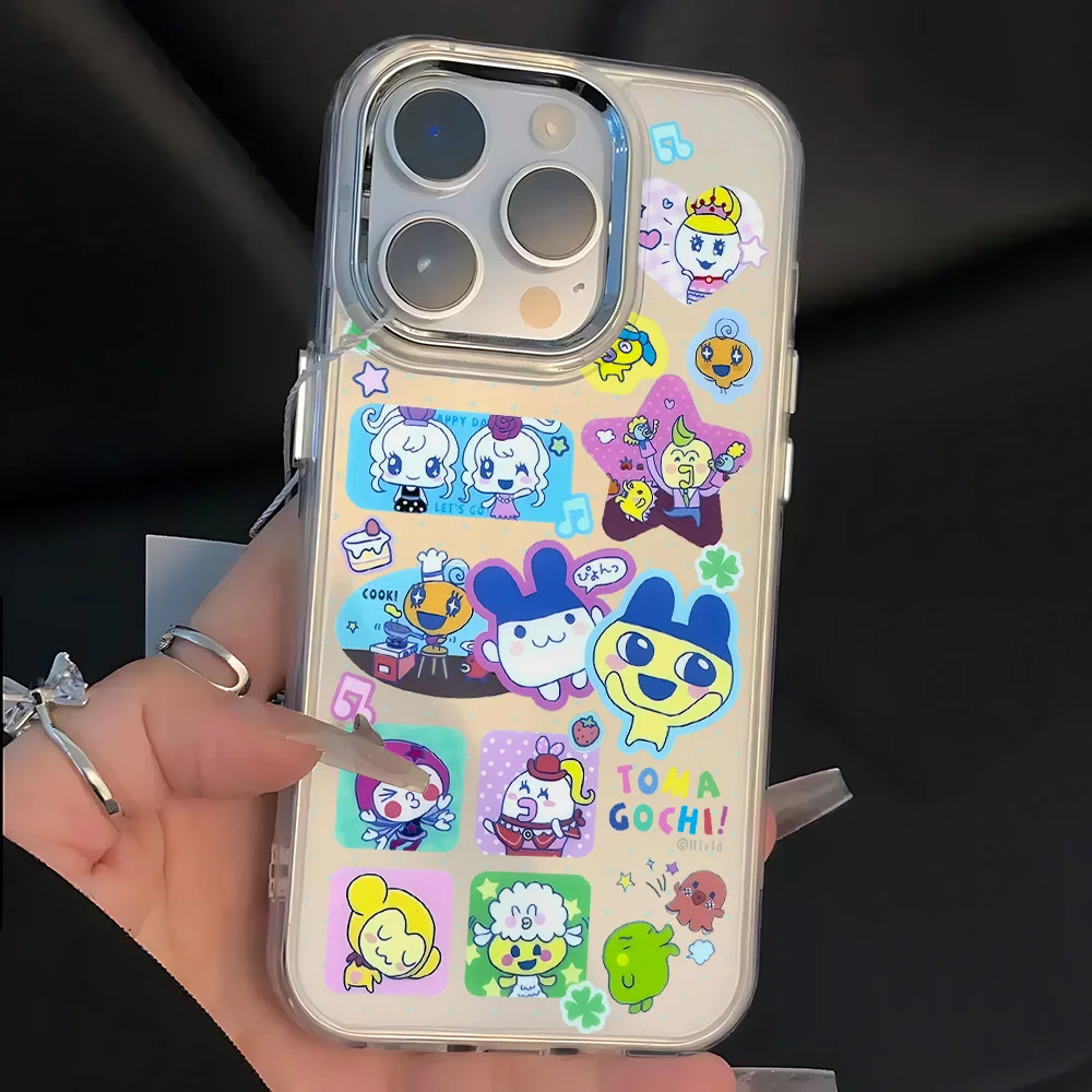 Cute Cartoon Role Tamagotchi Dog Transparent Soft Silicone Phone Case