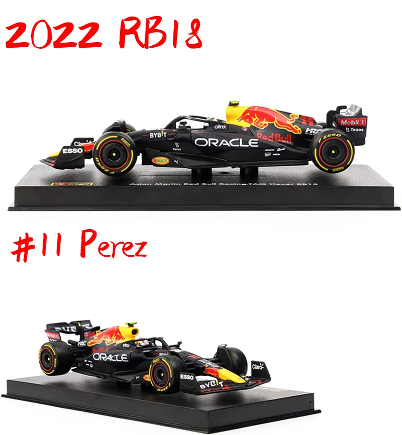 

Bburago 1:43 F1 2022 Red Bull Racing RB18 2022 #1 Verstappen #11 Perez Alloy Car Die Cast Model Toy Collectible Collectio #33