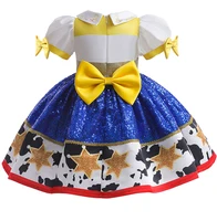 Déguisement Woody pour Halloween, robe de Cosplay Jessie pour garçons et filles, ensembles fantaisie de fête de carnaval, tenue de spectacle sur scène pour enfants 2