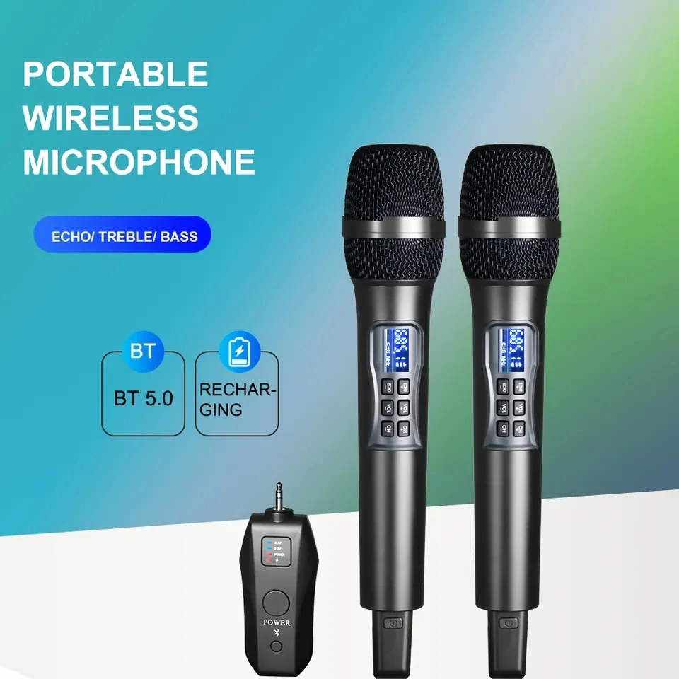 KaraokeWirelessMicrophoneReceiverAudioSingingPerformanceProfessionalHomeReverberation