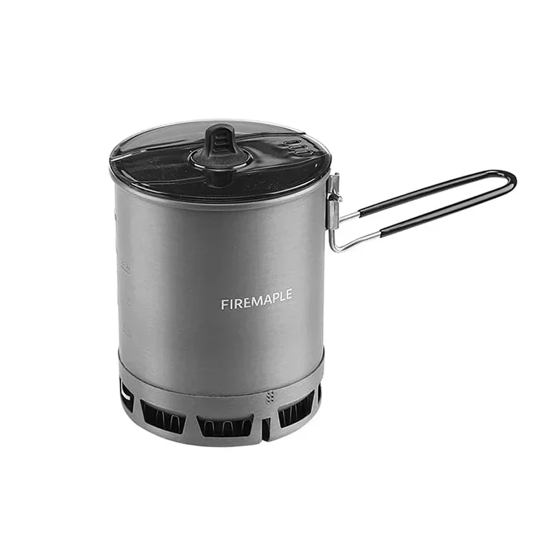 Fire-Maple Heat Exchanger Pot Aluminum Travel Picnic Cookware Portable Camping Supplies Kitchen Cooker 600ml/1000ml/1500ml