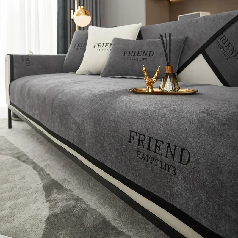 Sofa Cover Sofa Towel Sofa Cushion Seat Cushion Furniture Cover Luxury Chenille
