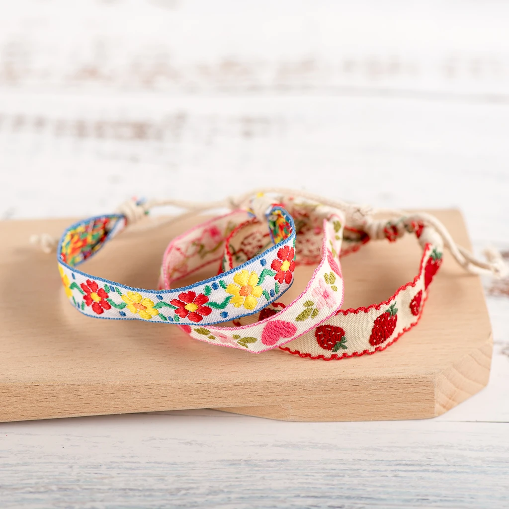 Bracelet Jewelry Adjustable Handmade Macrame Rope Woven Bracelet Thread lot For Women
