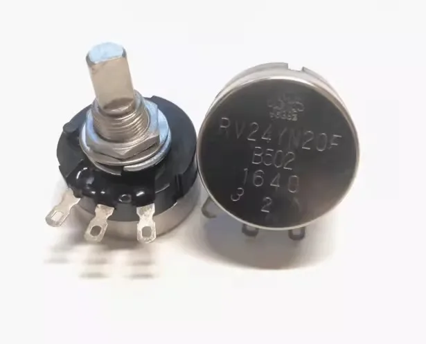 10pcs-high-quality-game-potentiometer-japan-tocos-rv24yn-20f-b502-100r-200r-500r-1k-2k-b5k-10k-20k-30k-50k