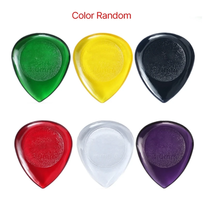 

6 Pcs Acoustic Electric Bass Guitars Plectrum Durable Guitar Pick Plectrums Large Water Drop Shaped Guitar Pick