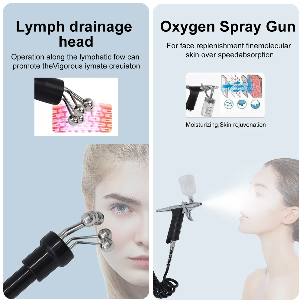 AOKO Aktualisierte 10-in-1-Blasen, Hautpflege, Gesichtsspa, Wasserstoffreinigung, Gesichtsreinigung, professionelle Schönheitsmaschinen – Detail 6