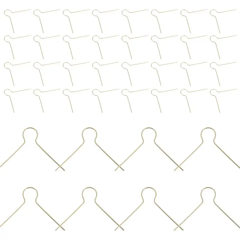 V Shaped Metal Ornament Hooks Wire Hanging Hook Christmas Trees Hanger Xmas Birthday Party Decorations 100pcs christmas decorations