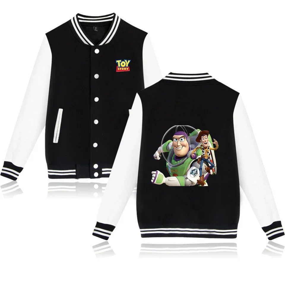 

Disney Toy Story Buzz Lightyear Baseball Jacket Men Women Hip Hop Harajuku Jackets Streetwear Boys Girls Loose College Coats